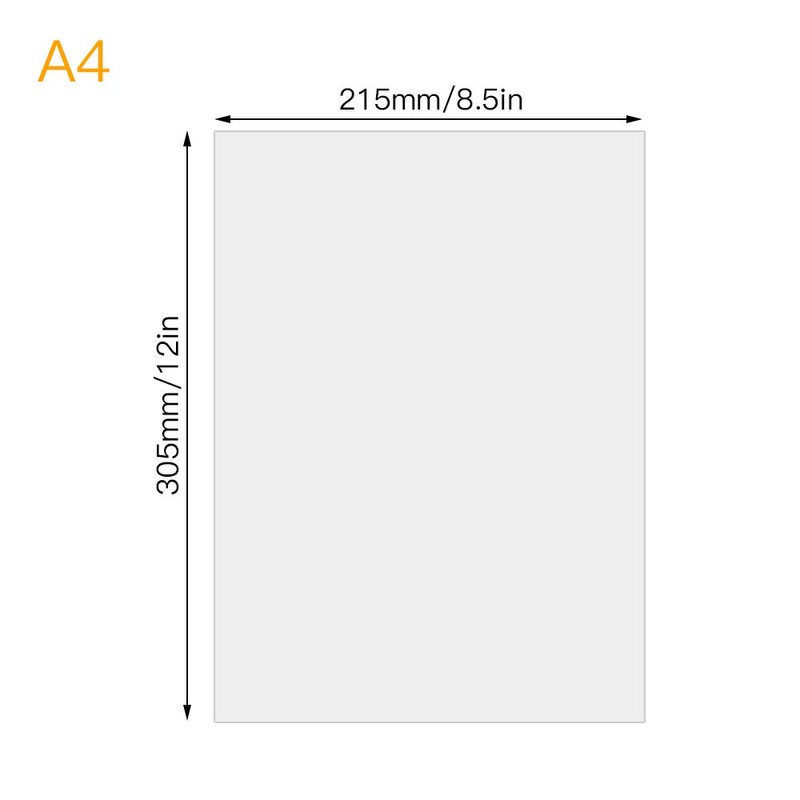 10 Pcs Blank Mylar Stencil Sheets Square Stencil Paper Blank