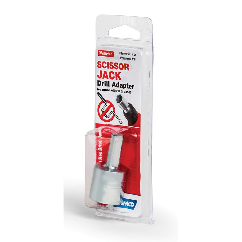 Camco RV Leveling Scissor Jack Socket Drill Adapter - Fits