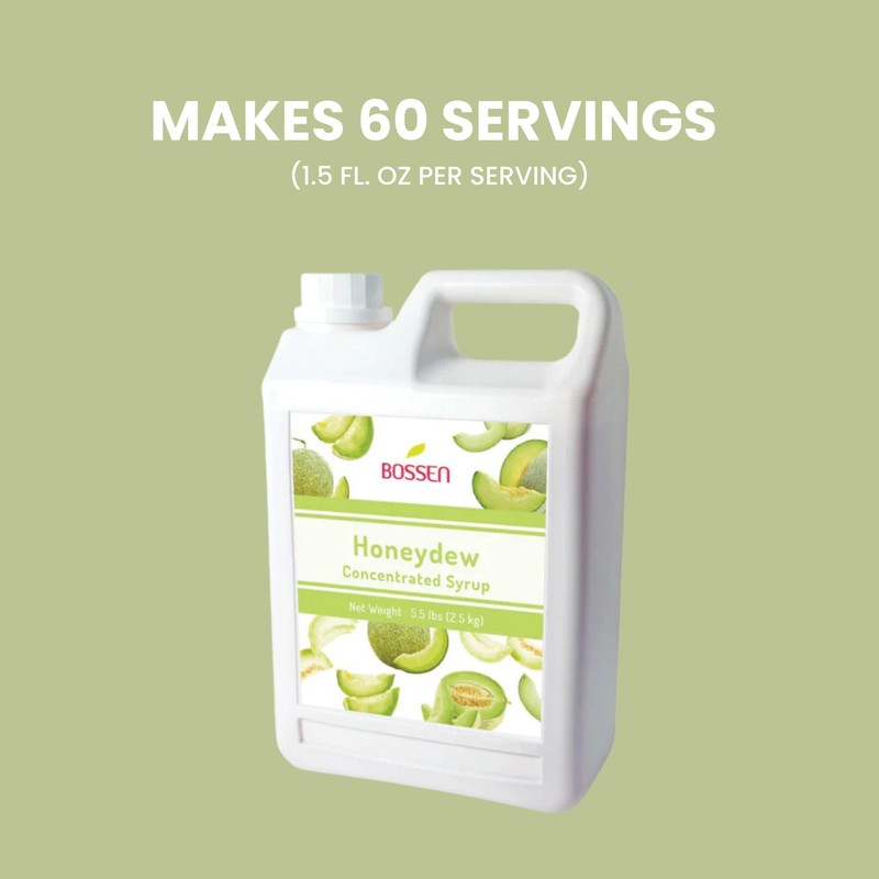 Bossen Concentrated Syrup_5.5 lb (Honeydew)