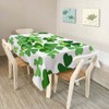 Walmsco Tablecloth Green Clover Luck Decor For Dining Room Kitchen