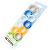 Bay51 All-purpose hairdressing scissors rubber ring 6 types x 2p set, white, beige, blue, green, orange, transparent, 1 set / 베이51 만능 미용가위 고무링 6종 x 2p 세트, 화이트, 베이지, 블루, 그린, 오렌지, 투명, 1세트