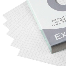 Exacompta Exacompta 10209E 100er Pack Karteikarten kariert DIN A6 in Folie eingeschweißt 10,5 x 14,5 cm ideal für die Schule und Universität zum Lernen weiß