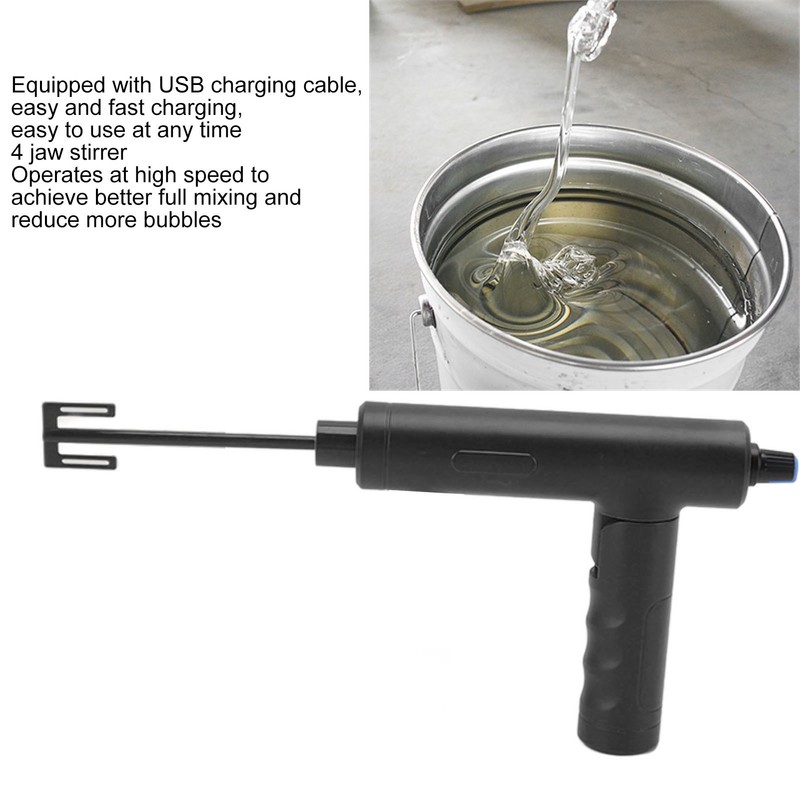 Handheld Electric Epoxy Resin Mixer Foldable Electric Epoxy Resin Stirrer