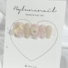 Cream Mink Gel Handmade Nail Tips - Short Square /