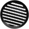 Vent Systems 8" Inch Soffit Vent Cover - Black Round