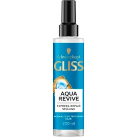 Gliss Express-Repair-Spülung Aqua Revive (200 ml), Haarspülung bietet eine Extraportion Feuchtigkeit & gesunden Glanz, für normales bis trockenes Haar
