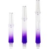 L-Style L-Shaft Lock Straight Twotone Transparent Purple, fls1022