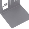 4 Pcs Metal Bookends Anti Slip Exquisite Beautiful Unique Design