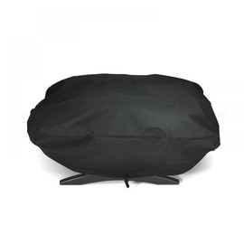 AIMALL Waterproof BBQ Grill Cover for Weber 7110 Q1000 Series - Heavy Duty Polyester Dustproof Outdoor Gas Grill Protector with Drawstring