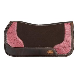 Klassy Cowgirl 28" x 30" Pink Prairie Contoured Felt Saddle Pad