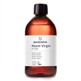 Naissance Native Neem Oil (No. 235) – 450 ml – Pure, Natural, Moisturising, Nourishing & Nourishing – for Hair, Face, Skin, Nails