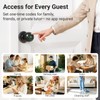 Smart Fingerprint Door Knob for Bedroom, Biometric Door Lock with