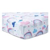 Baby Boom Funhouse Let's Chase Rainbows 4 Piece Toddler Bedding
