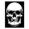 Herterich Products Airbrush Stencil for Skull Tattoo and Graffiti Stencil