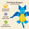 Pet 'n Shape Tuff No Stuffing Plush Flying Dragon Dog