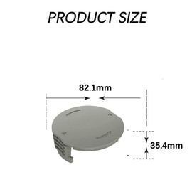 MOECSHSY 50019417 Trimmer Spool Cover Cap,Durable Spool Cap for Bosch Compatible with Bosch Easy GrassCut18-230 Spool Cover Caps Replacement 2 PCS