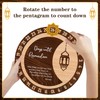 GROWTHMAGIC Ramadan Advent Calendar 2025-11.4" x 13" Wooden Eid Advent