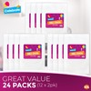 24pk White Table Cloth Party | 121 x 121cm |