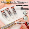 Canvalite 25000PCS Rhinestones with 5Pcs 3ml B7000 rhinestone glue,5 Sizes