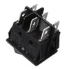 uxcell DPDT 6P 2Position 2NO 2NC ON-OFF Snap in Mounting