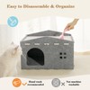 Cat Bed for Indoor Cats, House for Large & Multiple
