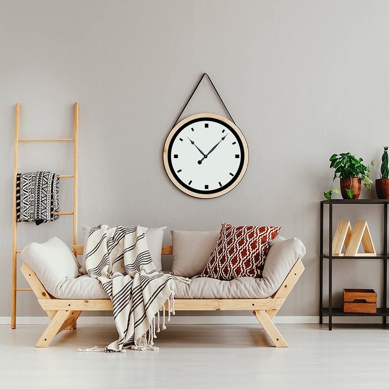 FUCHU 19-inch Large Wall Clock with High Torque Movement