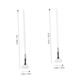 Mikinona 2Pcs for Mascara Application Curved Makeup Tool for Lower Lash Line Portable Makeup Applicators present for Beauty Enthusiasts