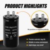 ZOWZEA 300uF MFD ±15% CD60 Motor Start Capacitor 250VAC 50/60Hz