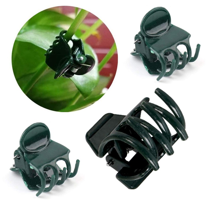 100 Pcs Plastic Plant Support Clips Trellis Clips Garden Clips
