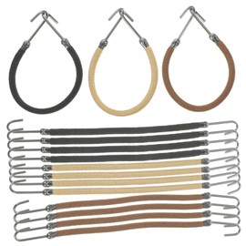 Ipetboom Elastic Hair Ties Hooks 15pcs Ponytail Holders for Women Bungee Hair Rope for Girls Ponytail Holders Tie