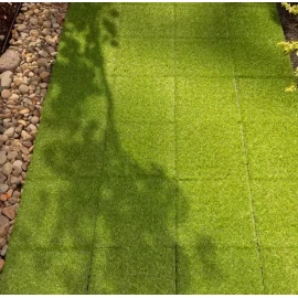 Hanie Group Piso Modular Con Pasto Sintético 31x31cm Jardin Terrazas Hd