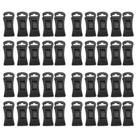 40Pcs Plastic Non Slip Clothespins Sock Laundry Clips with Hanging Hooks for Laundry Washing Machine Dryer