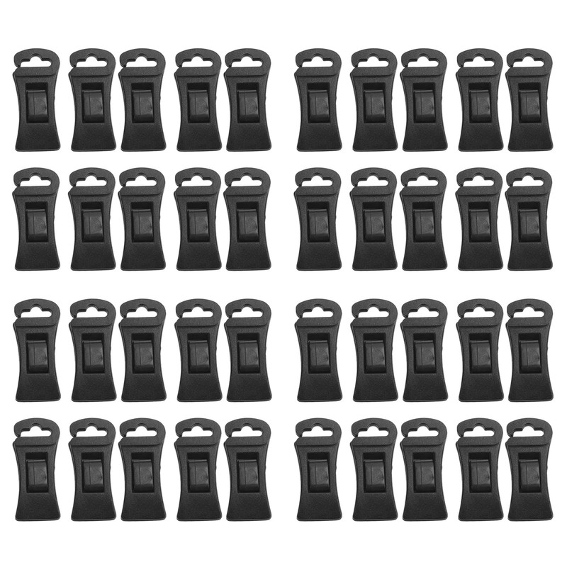 40Pcs Plastic Non Slip Clothespins Sock Laundry Clips with Hanging