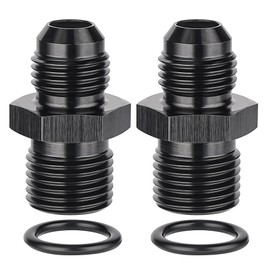 EVIL ENERGY 6AN Male Flare to M16 x 1.5mm Male Metric Fitting Adapter Aluminium Alloy 2PCS