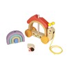Beech Wooden Baby Pull Along Toy WalkALong Snails Toddler for