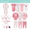 The Peanutshell Baby Layette Gift Set for Baby Girls -