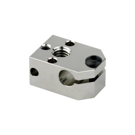 3D Printer 500℃ High Temperature Plated Copper Heater Block Compatible with Phaetus Dragon Hotend Standard High Flow Extruder Accessoris (Plated Copper Heater Block)
