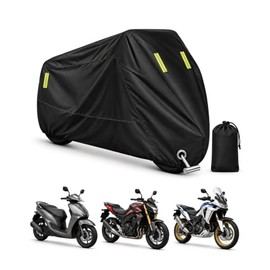 EASYTAO Funda para Moto, Cubre impermeable Tamaño Grande 245cm-105cm-125cm