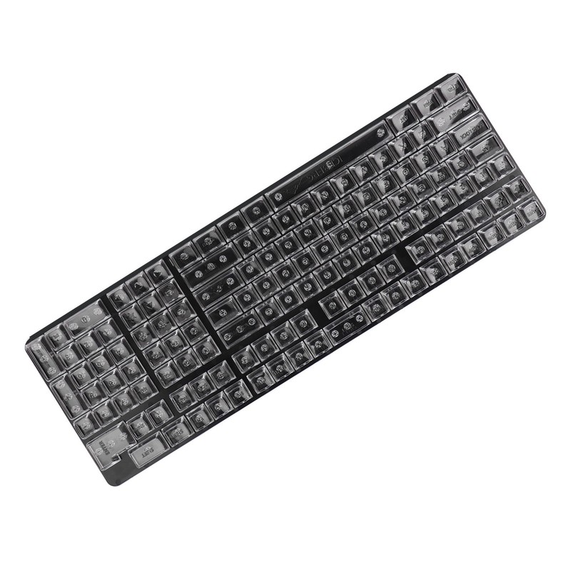 132 Keys Mechanical Keyboard Keycaps CBSA Height Transparent Ergonomic DIY