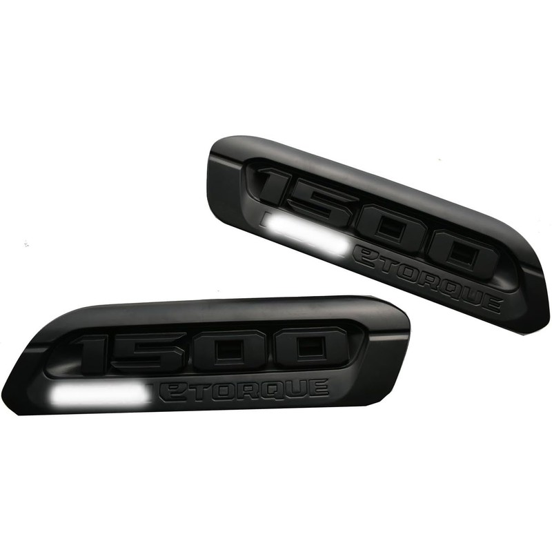 Pair Set 1500 Etorque Exterior Badges Emblems Hood Left Right