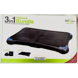 DreamGEAR - 3 in 1 Fit Board Bundle for Wii Fit With Plug In Power. NEW exercise