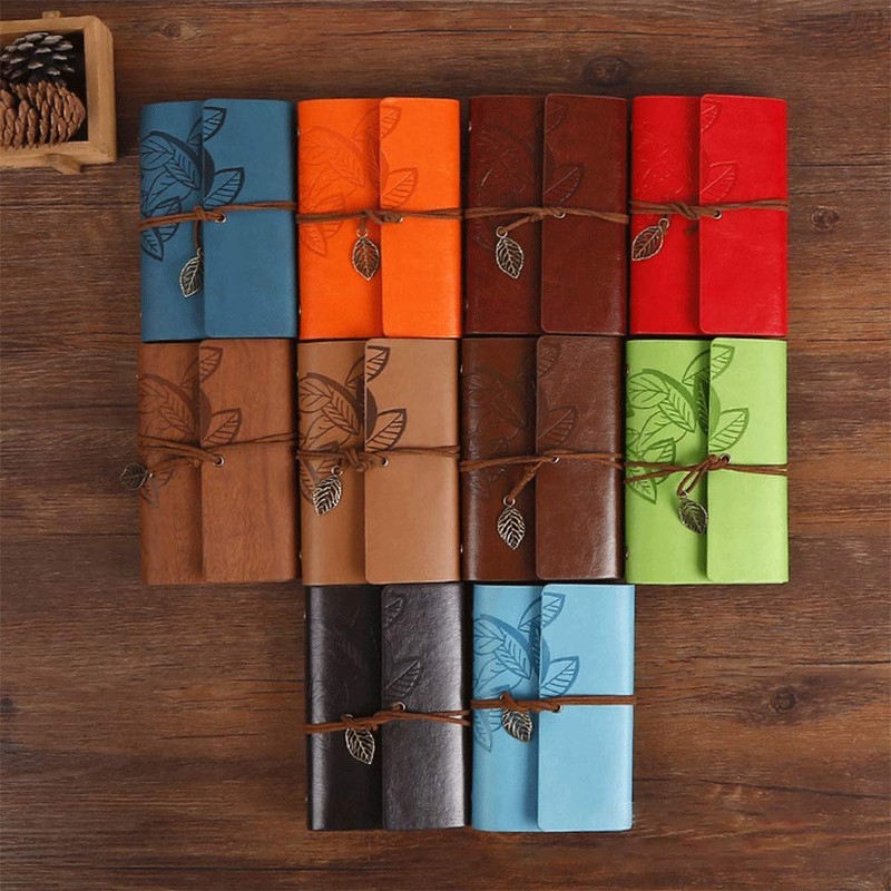 Powertool Notebook Loose Leaf Leather Cover Lined Wirebound Journal Writing