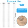 100PCS Fishing Wire Spinner, Stainless Steel Lure Making Supplies, Fish