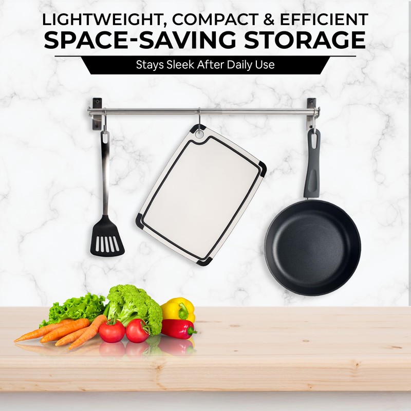 Composite Wood Cutting Board Large – BPA-Free Non-Porous Dishwasher Safe