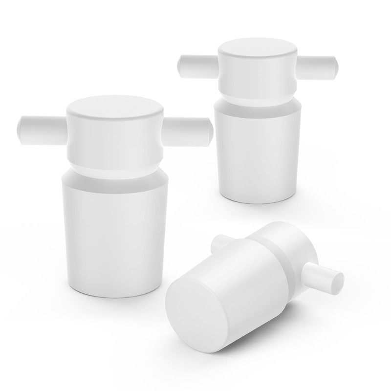 stonylab PTFE Stopper with Handle, 3 Pack Sizes 29# Lab