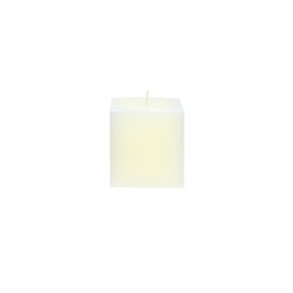 Mega Candles Unscented Ivory Square Pillar Candle, Hand Poured Premium Wax Candles 3 Inch x 3 Inch, Home Décor, Wedding Receptions, Baby Showers, Birthdays, Celebrations, Party Favors & More