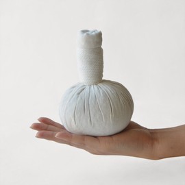 tocotabi Thai Traditional Este Herb Balls 200g Set of 2 Massage Large Size Herbal Ball 200g X 2 Large Body Lemongrass