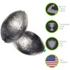 Catfish Sumo 2oz Egg Lead Sinker Weights with Line-Protecting Inserts
