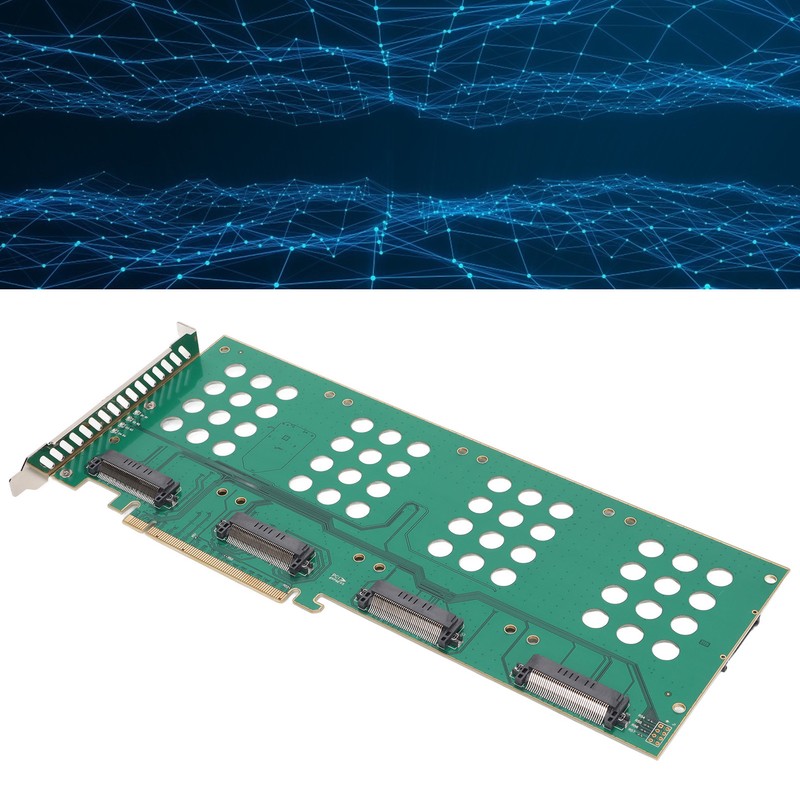 Riser Card PCIE3.0 X16 M.2 U.2 SSD Hard Drive Expansion