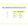 Breg Aluminum Push Button Crutches
